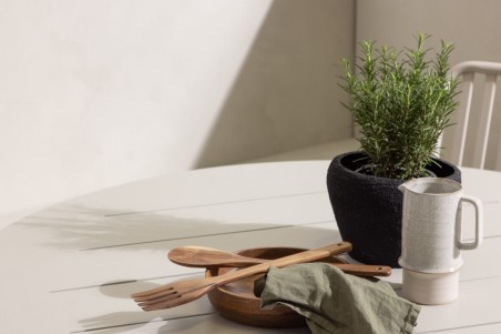 Lina & Peking rund matgrupp beige Venture Home