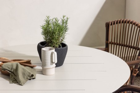 Lina & Galera rund matgrupp beige/brun Venture Home