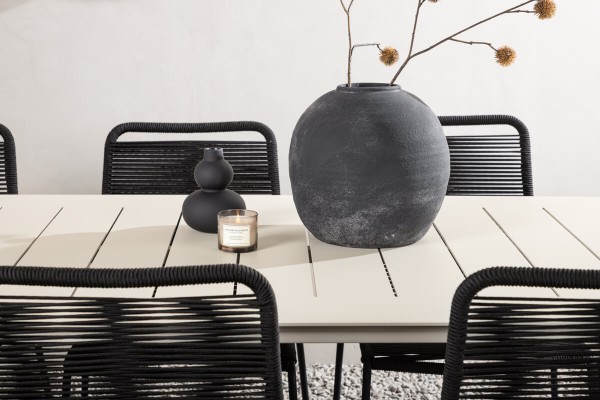 Lina & Lindos matgrupp beige/svart Venture Home