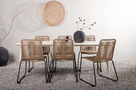 Lina & Lindos matgrupp beige Venture Home