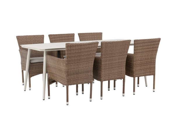 Lina & Malina matgrupp beige/natur Venture Home