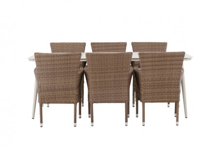 Lina & Malina matgrupp beige/natur Venture Home
