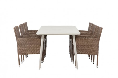 Lina & Malina matgrupp beige/natur Venture Home
