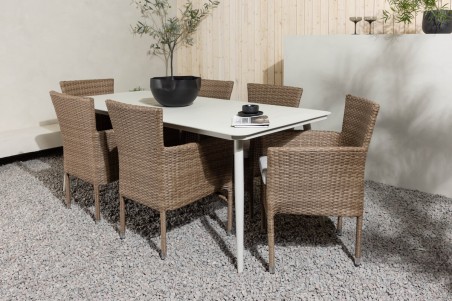 Lina & Malina matgrupp beige/natur Venture Home