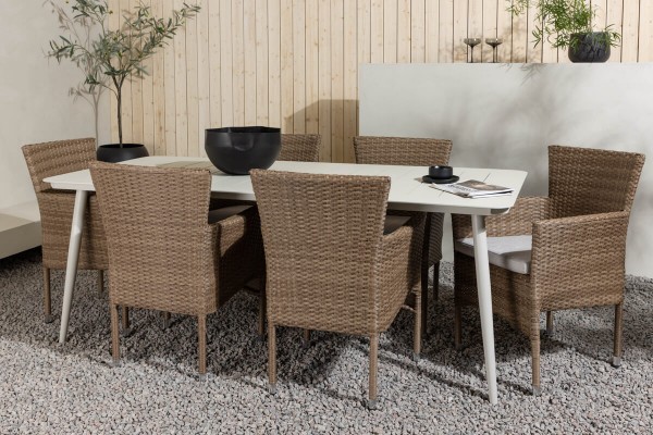 Lina & Malina matgrupp beige/natur Venture Home