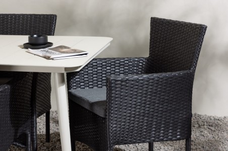 Lina & Malina matgrupp beige/svart Venture Home