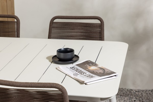 Lina & Lindos matgrupp beige/brun Venture Home