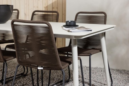 Lina & Lindos matgrupp beige/brun Venture Home