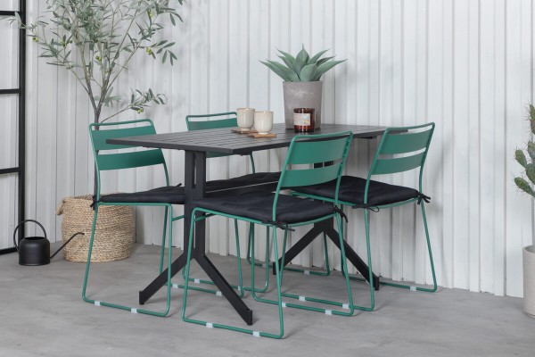 Lina matstol 2-pack grön Venture Home