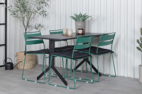 Lina matstol 2-pack grön Venture Home