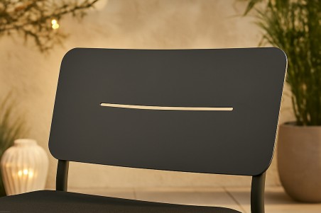 Lina loungestol 2-pack svart Venture Design