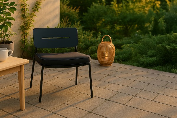 Lina loungestol 2-pack svart Venture Design