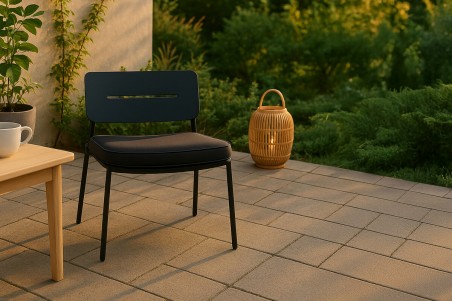 Lina loungestol 2-pack svart Venture Design