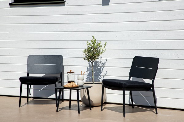 Lina loungestol 2-pack svart Venture Design