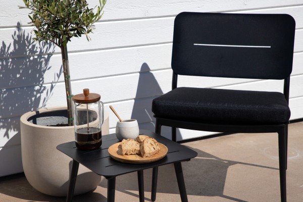 Lina loungestol 2-pack svart Venture Design
