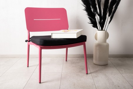 Lina loungestol rosa Venture Home