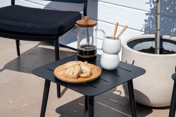 Lina sidobord 40x40x33 cm svart Venture Home