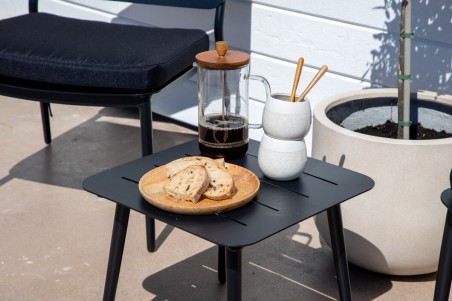 Lina sidobord 40x40x33 cm svart Venture Home