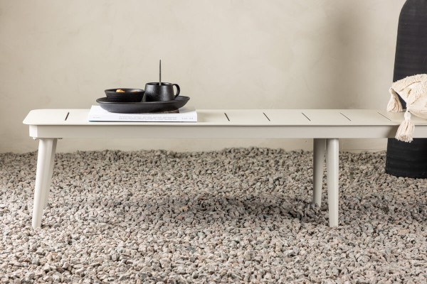 Lina bänk 180x36x34 cm beige Venture Home