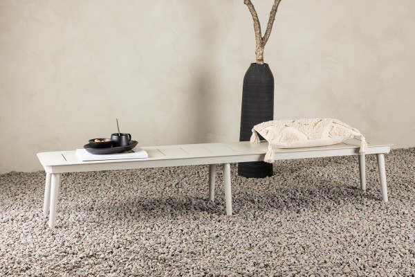 Lina bänk 180x36x34 cm beige Venture Home