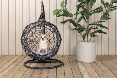 Lexi hängstol liten svart Venture Home