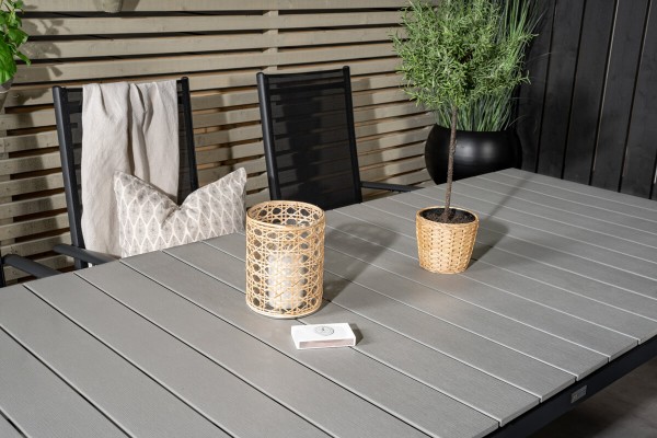 Levels & Break matgrupp 1 bord + 6 stolar svart Venture Home