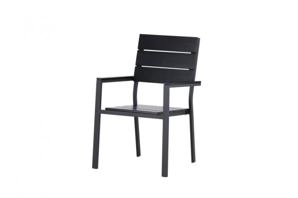 Levels matstol 2-pack svart Venture Home