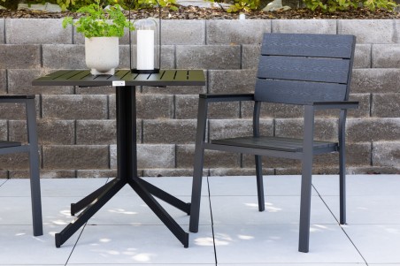 Levels matstol 2-pack svart Venture Home