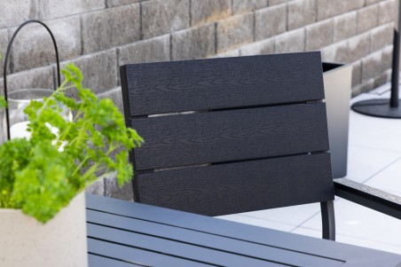Levels matstol 2-pack svart Venture Home