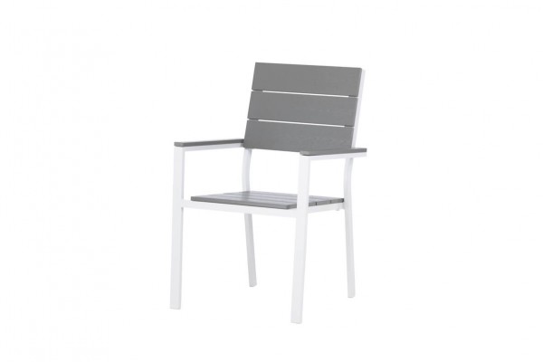 Levels matstol 2-pack grå/vit Venture Home