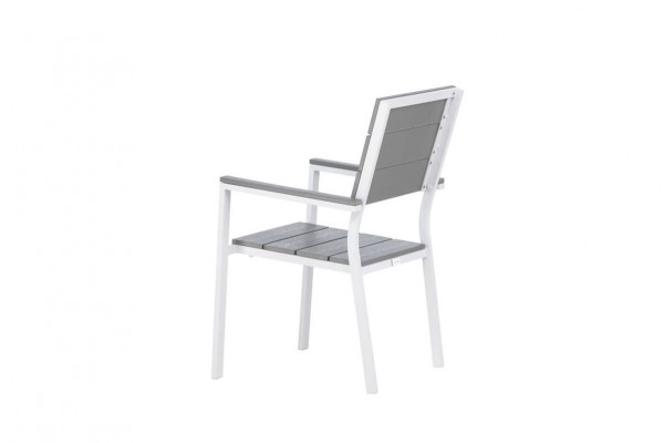 Levels matstol 2-pack grå/vit Venture Home