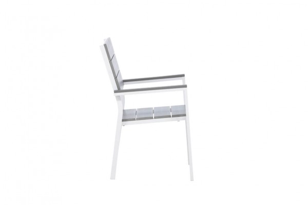 Levels matstol 2-pack grå/vit Venture Home