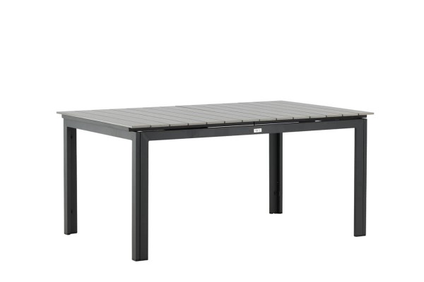 Levels matbord 160/240x100x75 cm svart/grå Venture Home