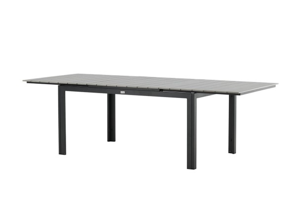 Levels matbord 160/240x100x75 cm svart/grå Venture Home
