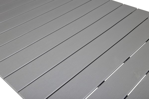 Levels matbord 160/240x100x75 cm svart/grå Venture Home