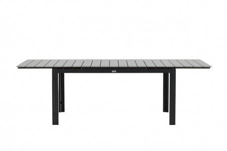 Levels matbord 160/240x100x75 cm svart/grå Venture Home