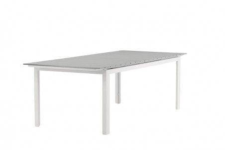Levels matbord 229/310x100x75 cm vit/grå Venture Home