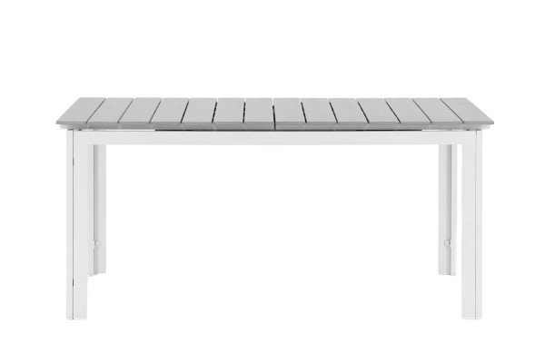 Levels matbord 160/240x100x75 cm vit/grå Venture Home