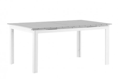 Levels matbord 160/240x100x75 cm vit/grå Venture Home