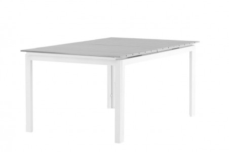 Levels matbord 160/240x100x75 cm vit/grå Venture Home