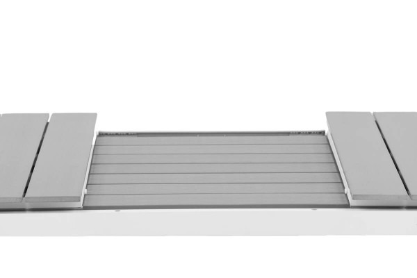 Levels matbord 160/240x100x75 cm vit/grå Venture Home