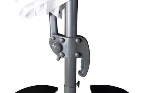Leeds parasoll Ø300 cm vit/svart Venture Home