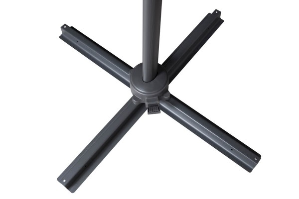 Leeds parasoll Ø300 cm vit/svart Venture Home