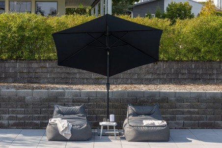 Leeds parasoll Ø300 cm svart Venture Home