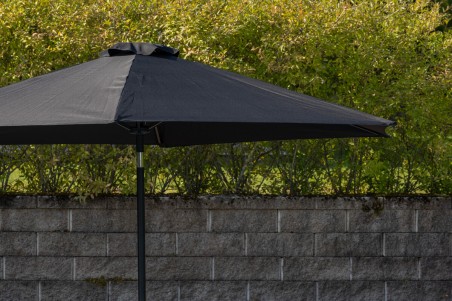 Leeds parasoll Ø300 cm svart Venture Home