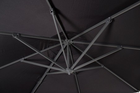 Leeds parasoll Ø350 cm svart Venture Home