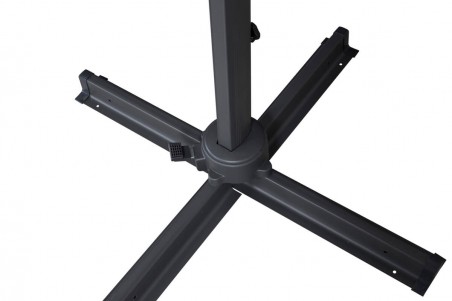 Leeds parasoll Ø350 cm svart Venture Home