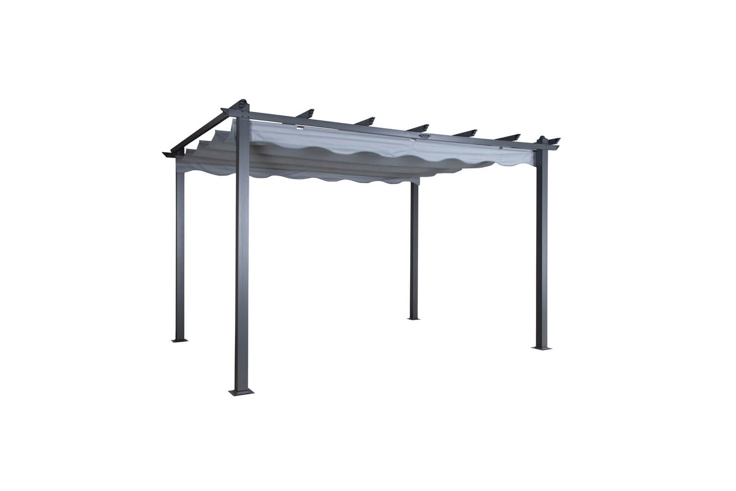 Lazio pergola 395x295x245 cm grå Venture Home