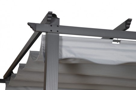 Lazio pergola 395x295x245 cm grå Venture Home