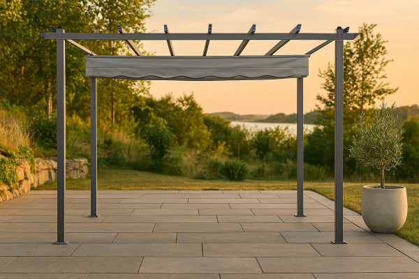 Lazio pergola 395x295x245 cm grå Venture Home